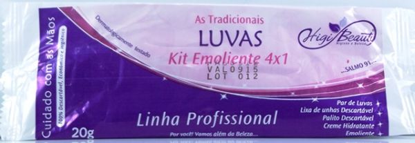 Kit Emoliente Luvas 4x1