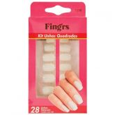 Unhas quadradas e naturais Fingr's